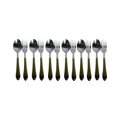 Gambar Delicia Alat Makan Set 12 pcs - Hijau