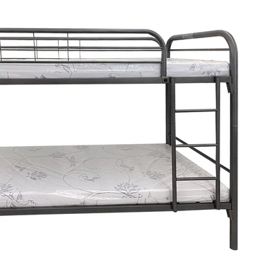 Gambar Selma 100x200 Cm Olla Bunkbed Dengan Kasur - Hitam/abu-abu