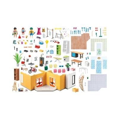 Gambar Playmobil City Life Modern House Floor Extension 70986