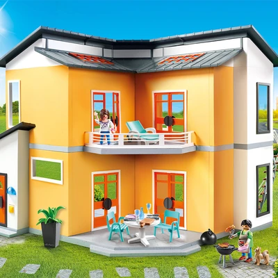 Gambar Playmobil City Life Modern House 9266