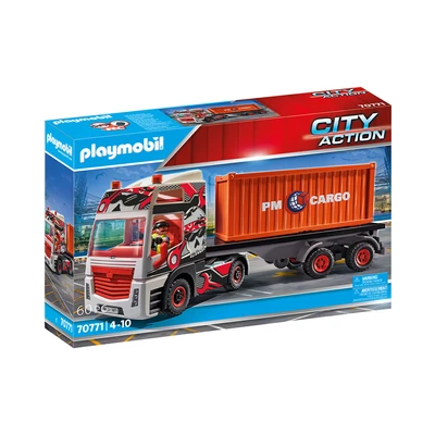 Jual Playmobil City Action Truck With Cargo Container 70771