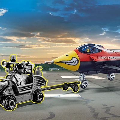 Gambar Playmobil Air Stunt Show Eagle Jet 70832
