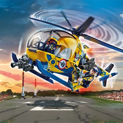 Gambar Playmobil Air Stunt Show Helicopte W Fc 70833