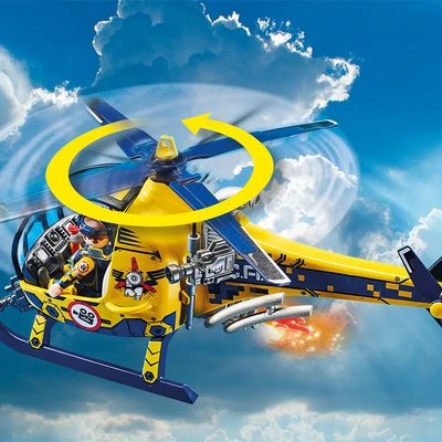 Gambar Playmobil Air Stunt Show Helicopte W Fc 70833