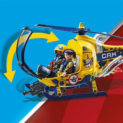 Gambar Playmobil Air Stunt Show Helicopte W Fc 70833