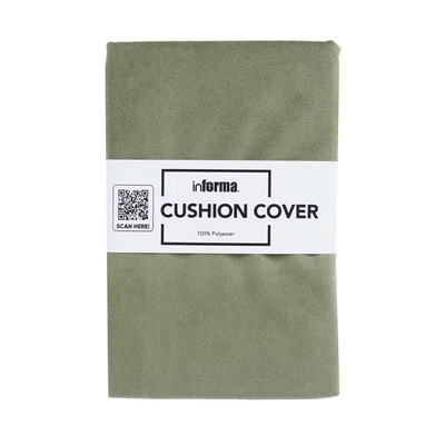 Gambar Informa Sarung Bantal Sofa Polyester Velvet 45x45 cm - Hijau Olivine