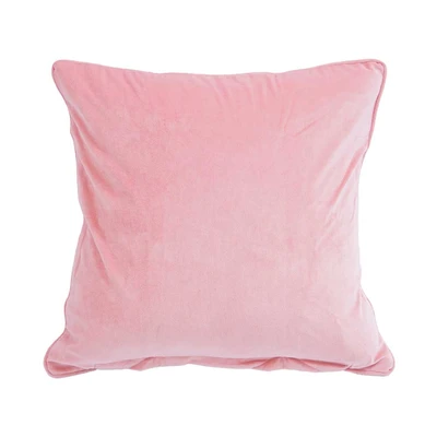 Gambar Informa Sarung Bantal Sofa Polyester Velvet 55x55 cm - Pink Muted Clay