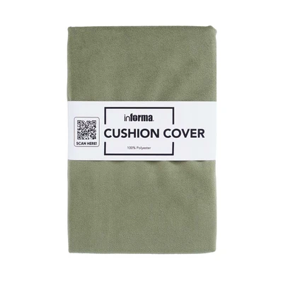 Gambar Informa Sarung Bantal Sofa Polyester Velvet 70x70 cm - Hijau Olivine