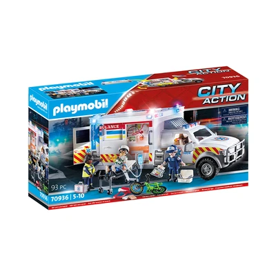 Jual Playmobil City Action Rescue Vehicle Ambulance 70936 Terbaru