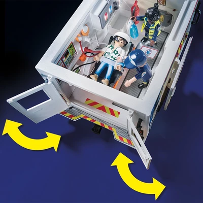 Gambar Playmobil City Action Rescue Vehicle Ambulance 70936