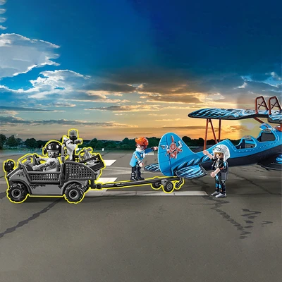 Gambar Playmobil Set Air Stunt Show Phoenix Biplne 70831