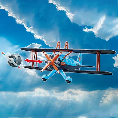 Gambar Playmobil Set Air Stunt Show Phoenix Biplne 70831