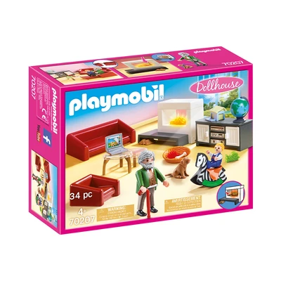 Gambar Playmobil Set Comfortable Living Room 70207