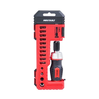 Gambar Maxbuilt Obeng Ratchet Extension Set 25 pcs - Merah/Hitam