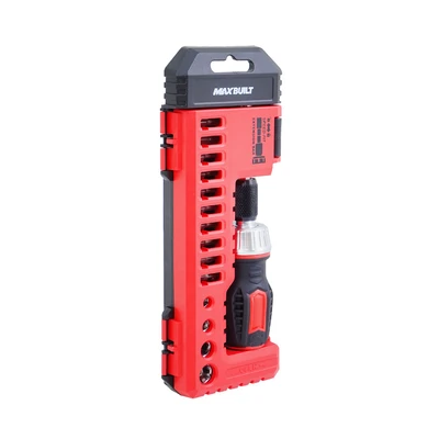 Gambar Maxbuilt Obeng Ratchet Extension Set 25 pcs - Merah/Hitam
