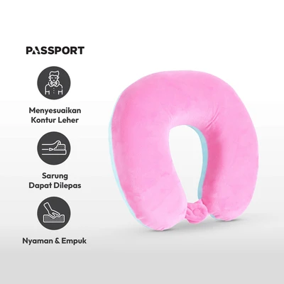 Gambar Passport Bantal Leher Pinkie Pie - Pink