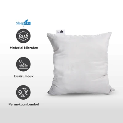 Gambar Sleeplite Bantal Sofa Dacron 40x40 cm - Putih