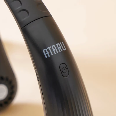 Gambar Ataru Kipas Angin Leher Bladeless Rechargeable - Hitam