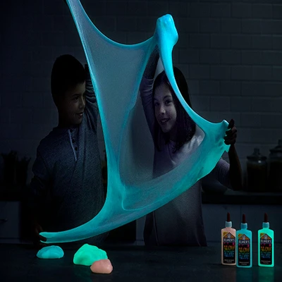 Gambar Elmers 147 Ml Lem Glow In The Dark - Pink