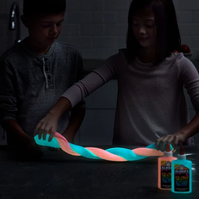 Gambar Elmers 147 Ml Lem Glow In The Dark - Pink