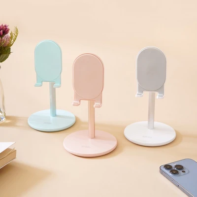 Gambar Ataru Holder Smartphone Retractable Stand - Pink