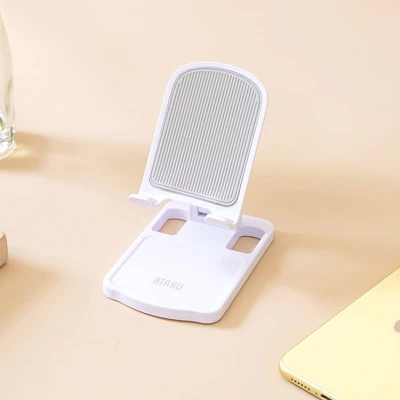 Gambar Ataru Holder Smartphone Foldable Retractable - Putih