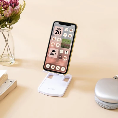 Gambar Ataru Holder Smartphone Foldable Retractable - Putih