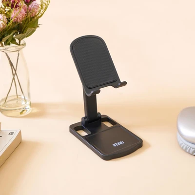 Gambar Ataru Phone Stand Lipat Retractable - Hitam