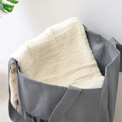 Gambar Ataru 35x20x48 Cm Tas Laundry - Abu-abu