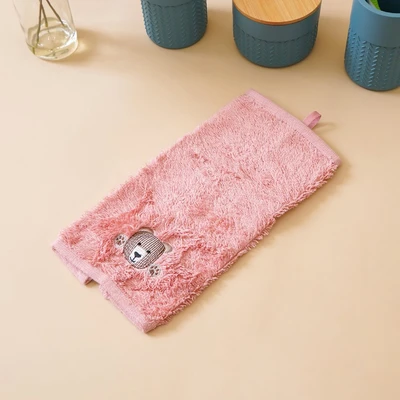 Gambar Ataru 25x25 cm Handuk Tangan Bear - Pink