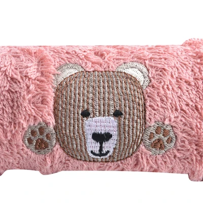 Gambar Ataru 30x50 Cm Handuk Mandi Anak Bear - Pink