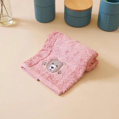 Gambar Ataru 45x100 cm Handuk Mandi Anak Bear - Pink
