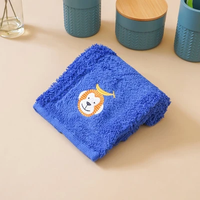 Gambar Ataru 45x100 cm Handuk Mandi Anak Monkey - Biru