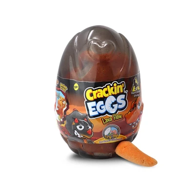 Gambar Tigerhead Boneka Crackin Eggs Lava Flow Mini Dino Random