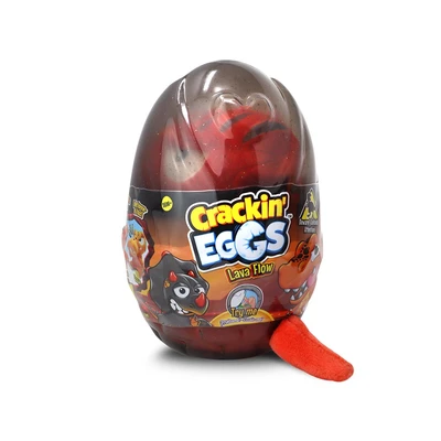Gambar Tigerhead Boneka Crackin Eggs Lava Flow Mini Dino Random