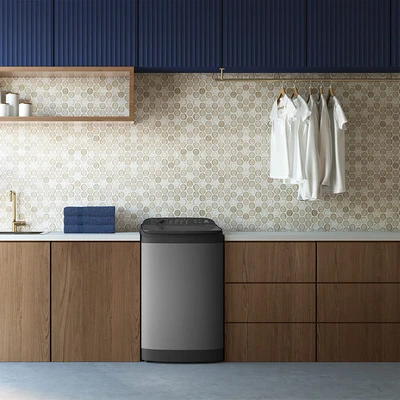 Gambar Electrolux Mesin Cuci Top Loading 10 kg EWT1074M5SA - Dark Silver