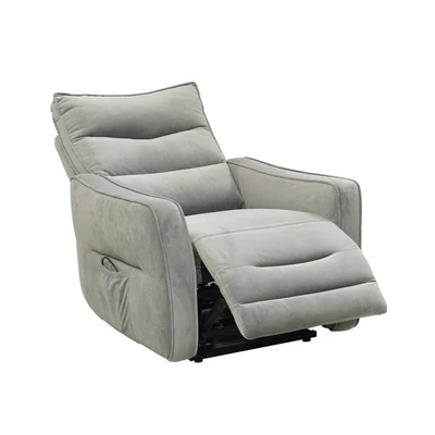 Gambar Ferrara Lille Sofa Recliner Fabric 1 Seater - Abu-Abu