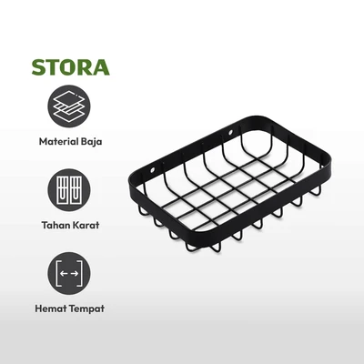 Gambar Stora 14x10x3.1 cm Tempat Sabun Batang