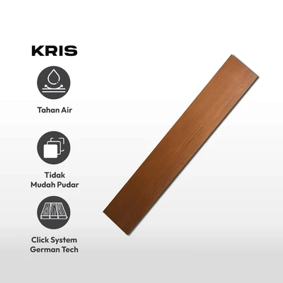 Gambar Kris Parket Kayu Laminasi 991 - Cokelat Teak