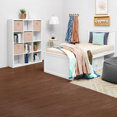 Gambar Krisfloor Parket Kayu Laminasi 827 - Cokelat Walnut