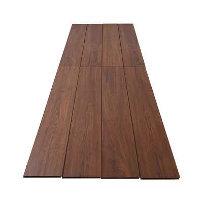 Gambar Krisfloor Parket Kayu Laminasi 827 - Cokelat Walnut