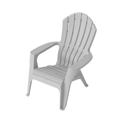 Gambar Soleil Adirondack Kursi Teras Plastik - Abu-Abu Muda