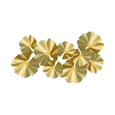 Gambar Informa Hiasan Dinding Confetti Besi 125.1x69.9 cm - Gold