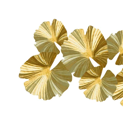 Gambar Informa Hiasan Dinding Confetti Besi 125.1x69.9 cm - Gold