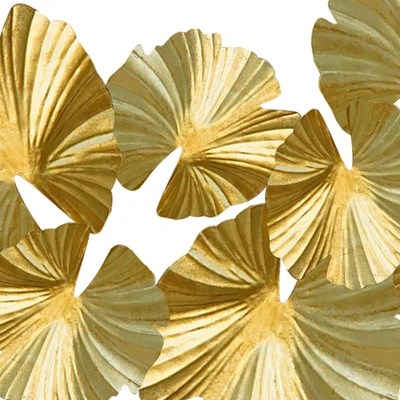 Gambar Informa Hiasan Dinding Confetti Besi 125.1x69.9 cm - Gold