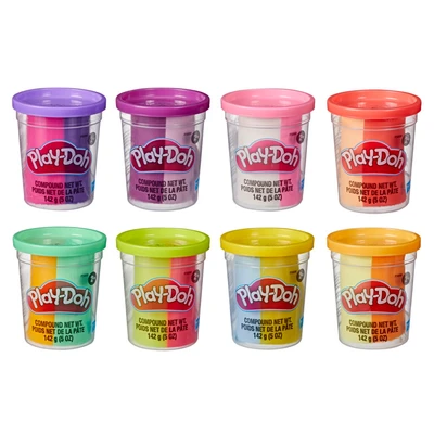 Gambar Play Doh 142 Gr Dual Color Single Can Random F5890