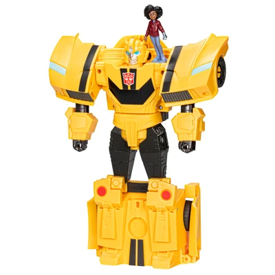 Gambar Transformers Robot Earthspark Spinchanger Bumblebee F7662