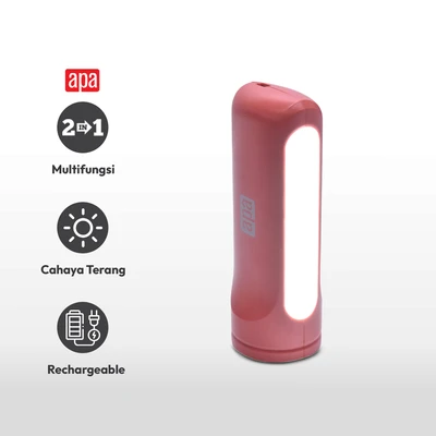 Gambar Apa Senter Rechargeable - Merah