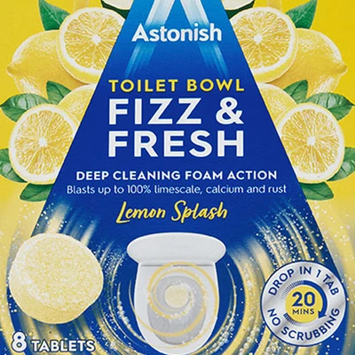 Gambar Astonish Set 8 Pcs Pembersih Kloset Lemon Splash