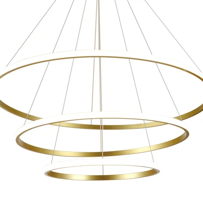 Gambar Eglare Circulo Lampu Gantung Hias LED 3 Dimmable - Gold
